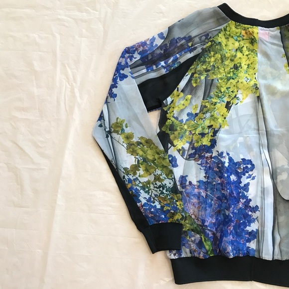 CLOVER CANYON Space Garden Chiffon Top - Picture 11 of 14